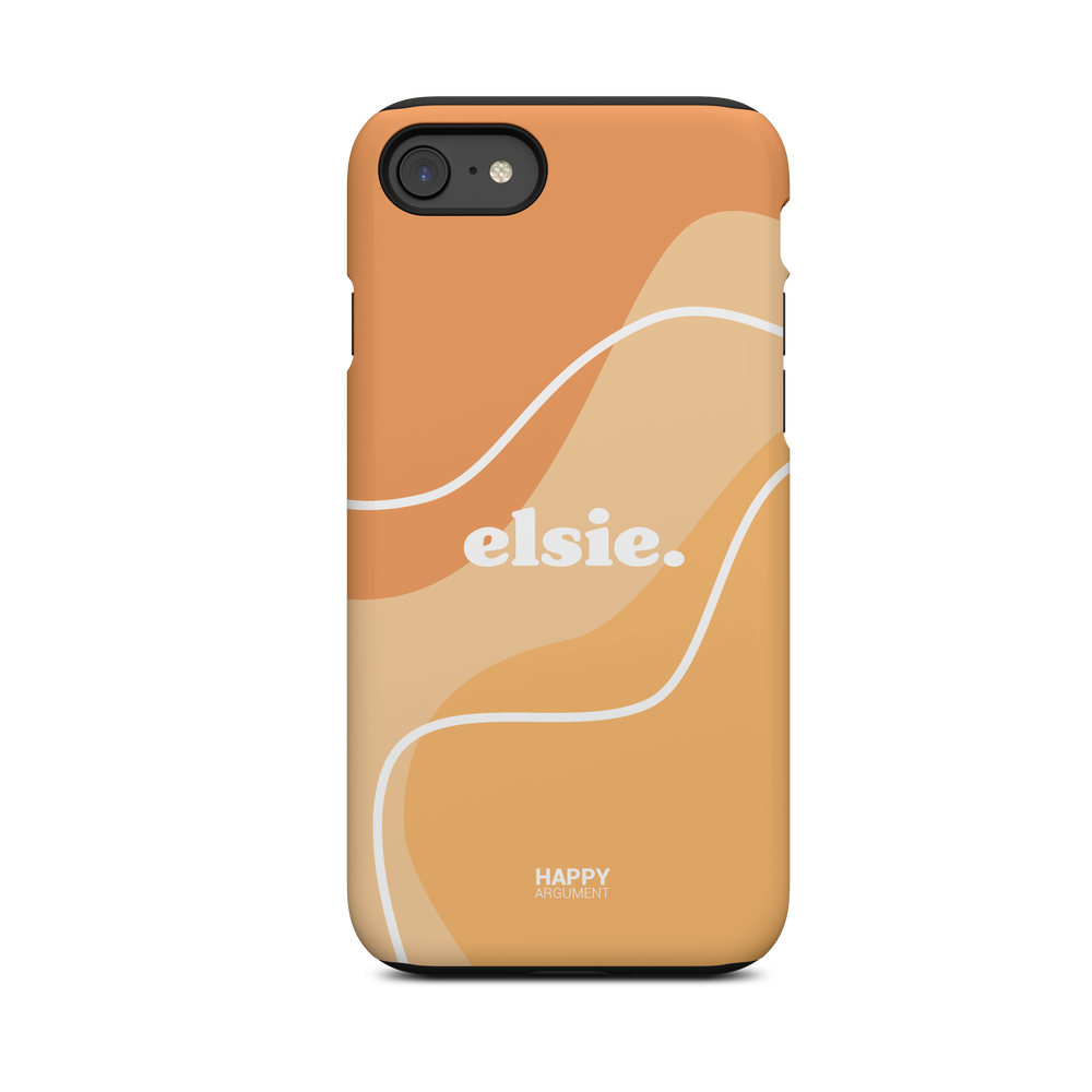 Personalised Case - Peach Ripple